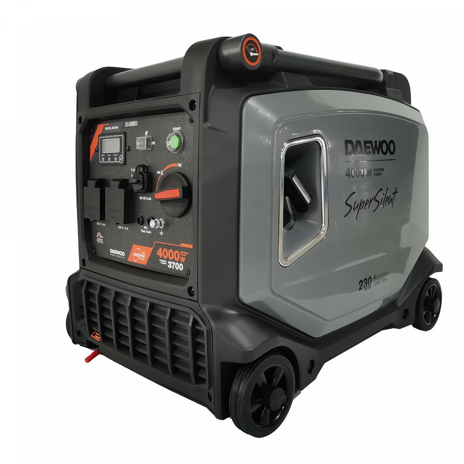 Бензиновый инверторный генератор Daewoo GDA 4500SEi