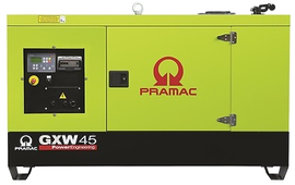 Дизельный генератор Pramac GXW 45 W в кожухе