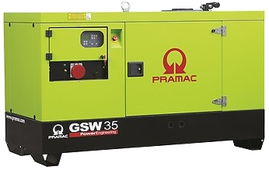 Дизельный генератор Pramac GSW 35 Y в кожухе
