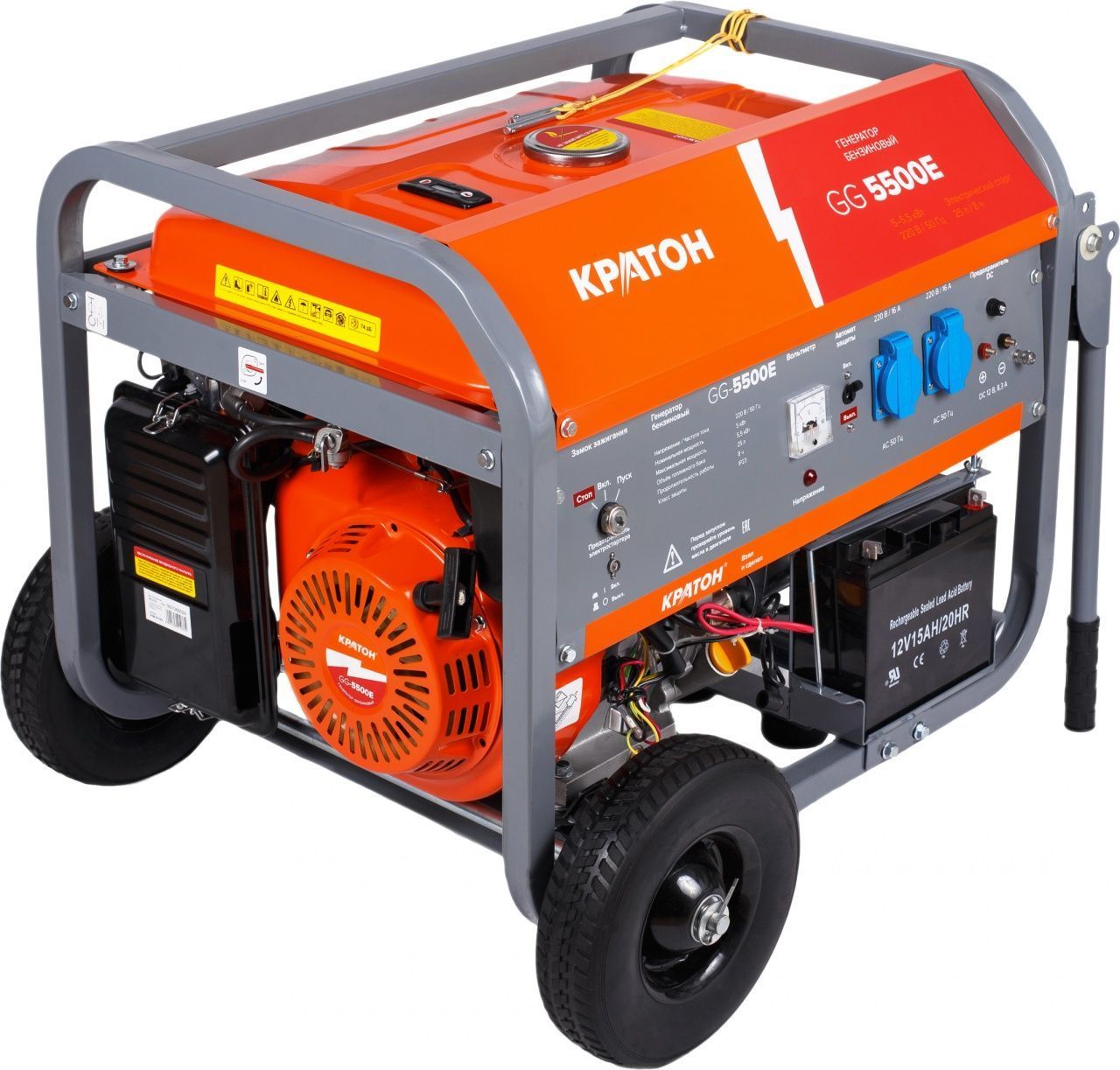 Бензиновый генератор Кратон GG-5500E