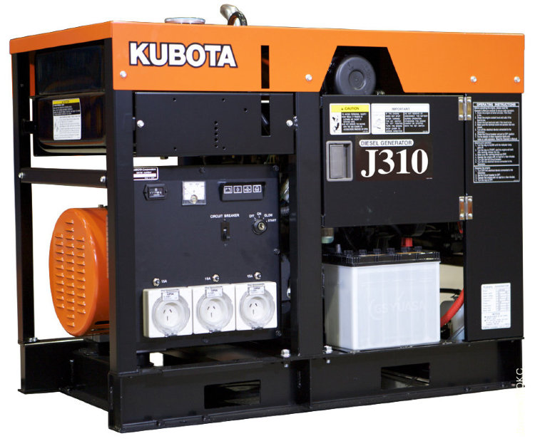 Дизельный электроагрегат Kubota J310