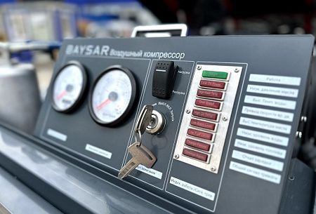 Дизельный компрессор BAYSAR DS185-7 на шасси