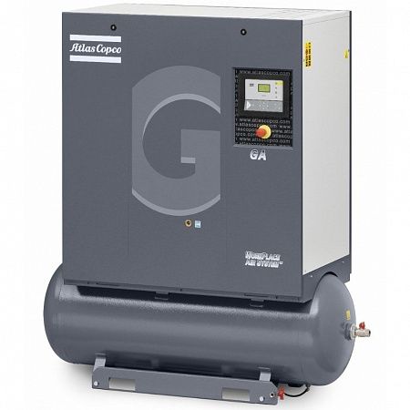 Винтовой компрессор Atlas Copco GA 5 10 с ресивером
