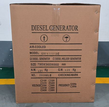 Дизельный генератор GMP S13000DE-3