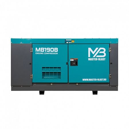 Винтовой компрессор Master Blast MB190B-7 (дизельный)