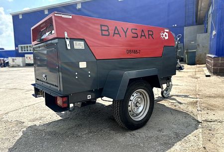 Дизельный компрессор BAYSAR DS185-7 на шасси