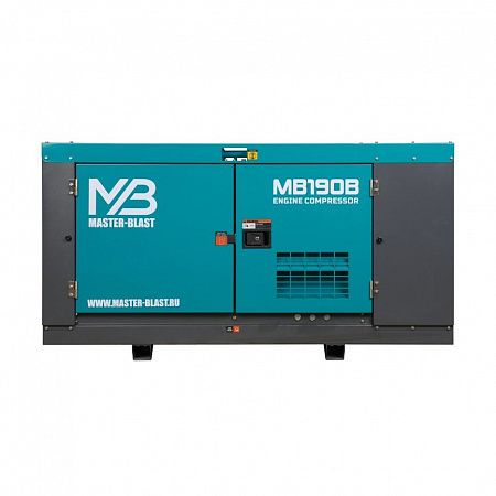Винтовой компрессор Master Blast MB190B-7 (дизельный)