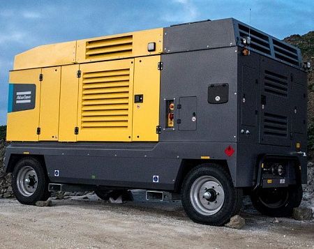 Дизельный компрессор Atlas Copco Y 1260 15 на шасси