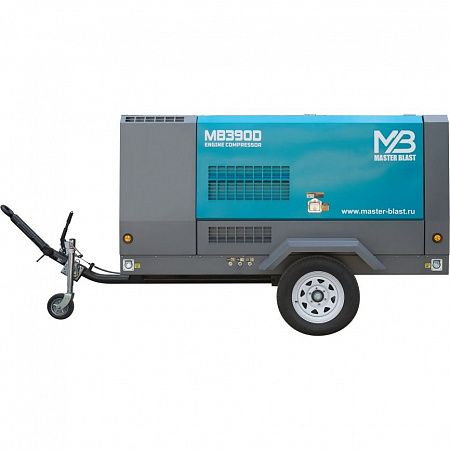 Винтовой компрессор Master Blast MB390D-7 (дизельный)