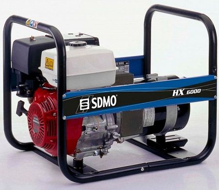 Бензиновый генератор SDMO HX 6000 C