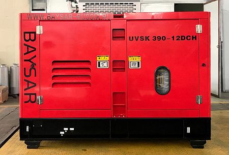 Дизельный компрессор с ПЖД и доохладителем BAYSAR UVSK 390-12DCH