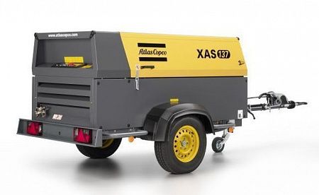 Дизельный компрессор Atlas Copco XAS 127 KD COM2 на шасси