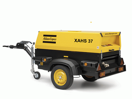 Дизельный компрессор Atlas Copco XAHS 37 DD на шасси