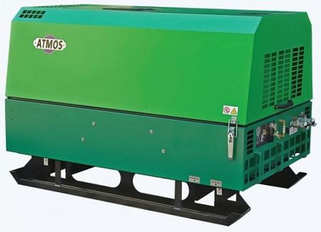Дизельный компрессор Atmos PDP 100 на салазках