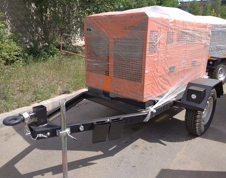 Дизельный компрессор ЗИФ ПВ-6/0,7 на шасси