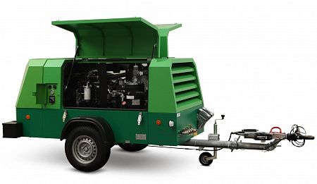 Дизельный компрессор Dalgakiran PDP 65-10 (фикс без тормоза)