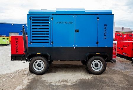 Дизельный компрессор BAYSAR LVSK 1130-26D