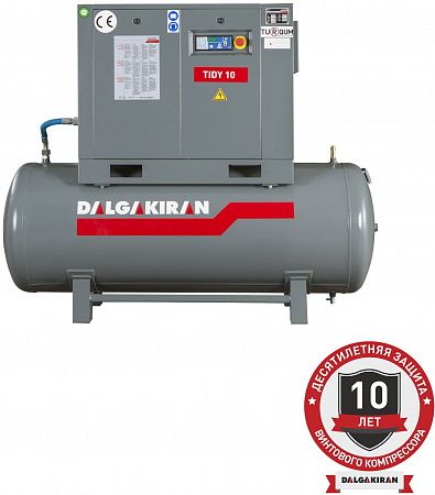Винтовой компрессор DALGAKIRAN Tidy 10-14 500L