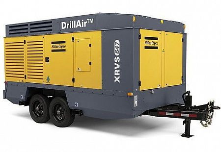 Дизельный компрессор Atlas Copco XRVS 647 CD на шасси