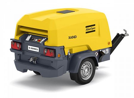 Дизельный компрессор Atlas Copco XAS 78 KD на шасси