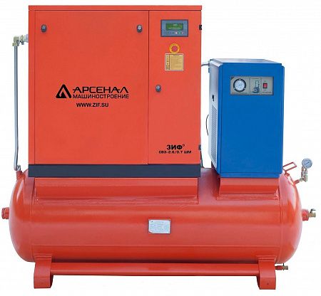 Винтовой компрессор ЗИФ-СВЭ-1,2/1,6 ШМ ОиР-500