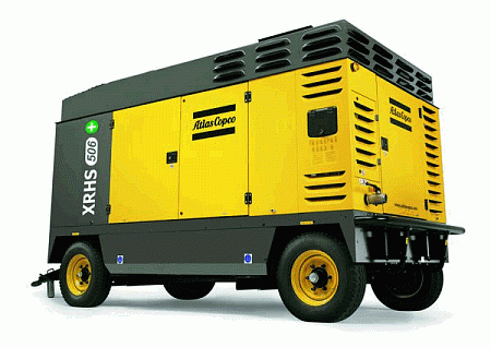 Дизельный компрессор Atlas Copco XRHS 506 CD на шасси