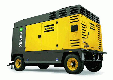 Дизельный компрессор Atlas Copco XRS 396 CD на шасси