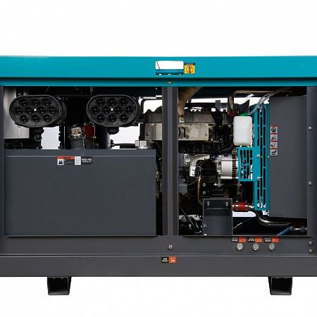 Винтовой компрессор Master Blast MB190B-7+AC (дизельный с осушителем)