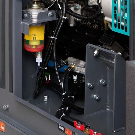 Винтовой компрессор Master Blast MB190B-7+AC (дизельный с осушителем)