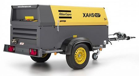 Дизельный компрессор Atlas Copco XAHS 107 KD COM3 на шасси