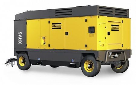 Дизельный компрессор Atlas Copco XRVS 617 CD на шасси