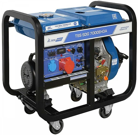 Дизель генератор TSS SDG 7000EH3A в кожухе МК-2.1